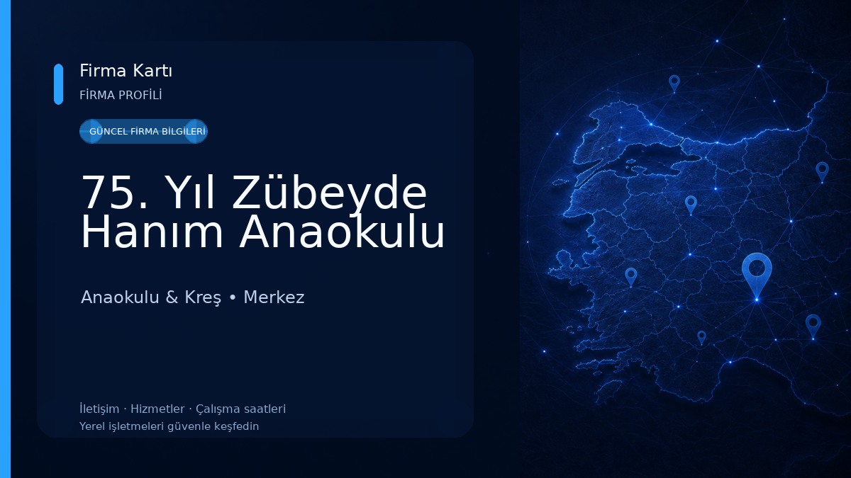 75. Yıl Zübeyde Hanım Anaokulu Anaokulu & Kreş