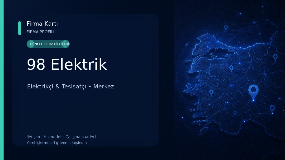 98 Elektrik Elektrikçi & Tesisatçı