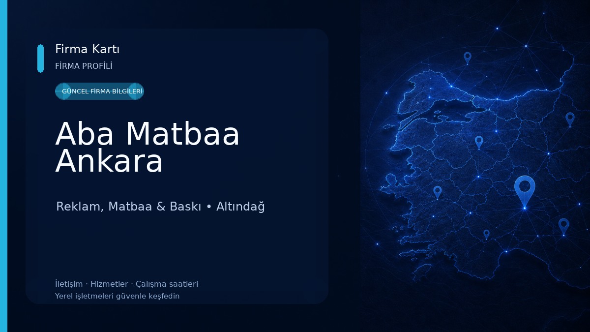 Aba Matbaa Ankara