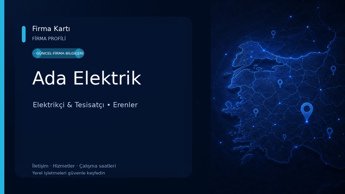Ada Elektrik Elektrikçi & Tesisatçı