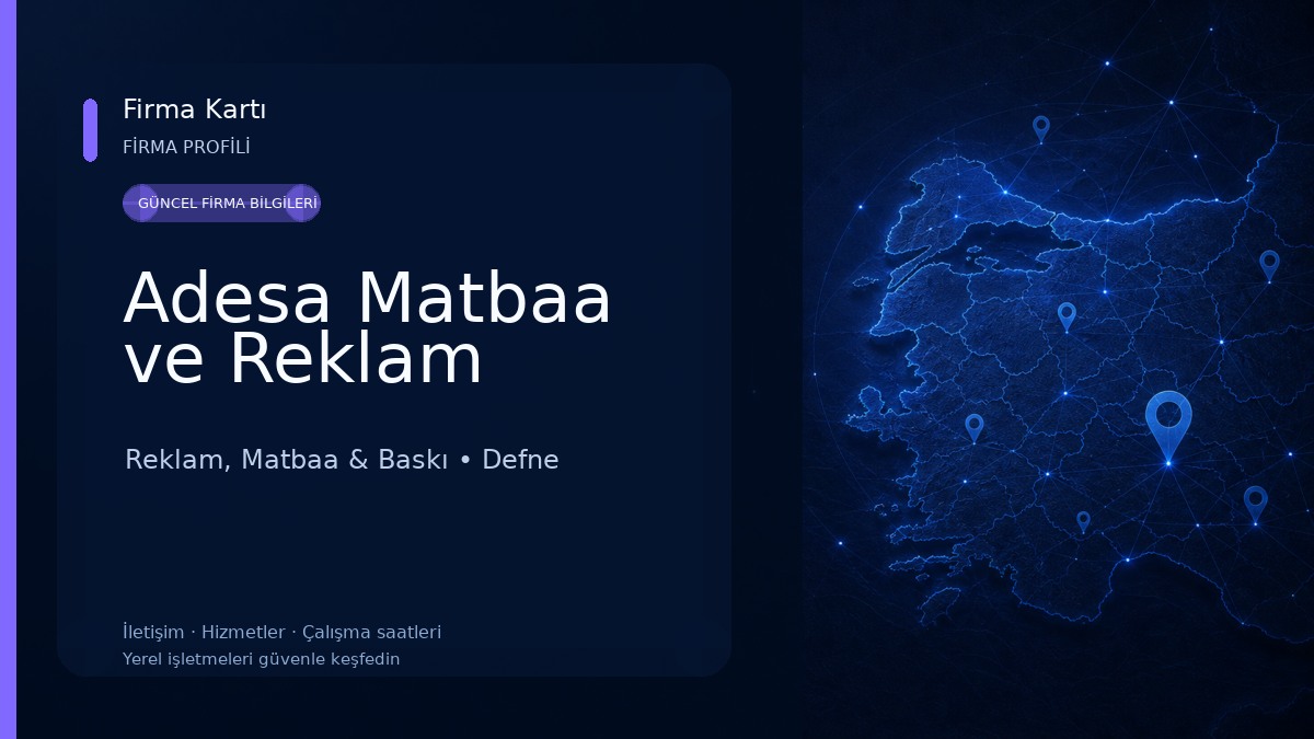 Adesa Matbaa ve Reklam