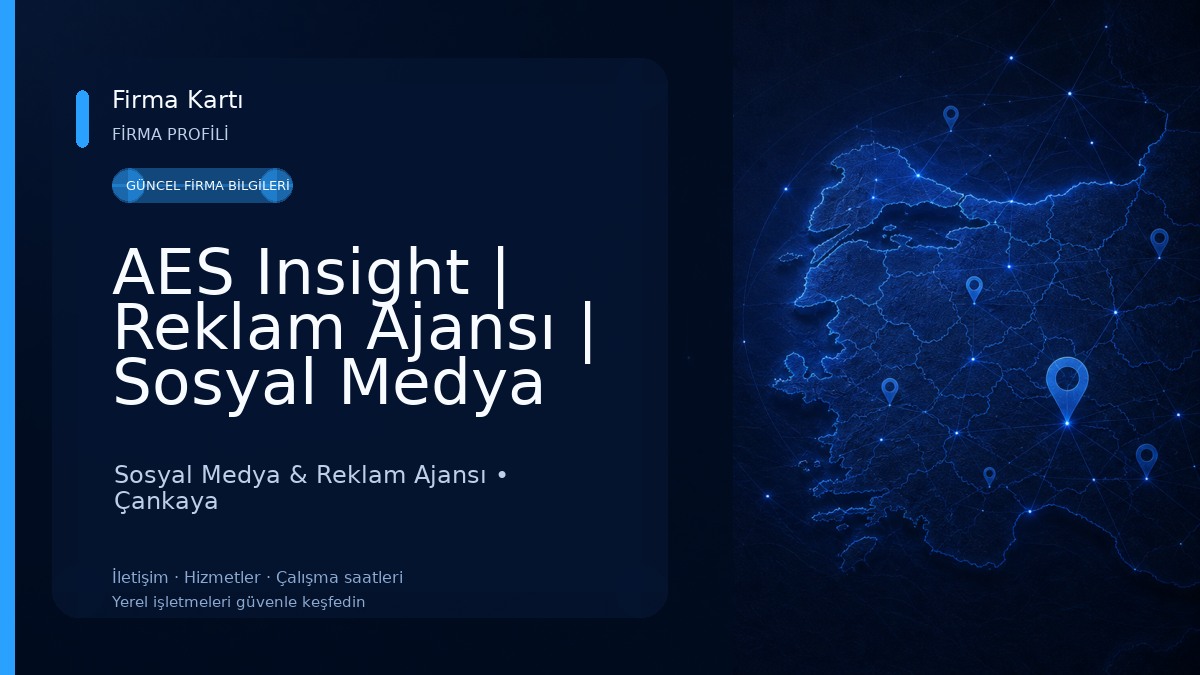 AES Insight | Reklam Ajansı | Sosyal Medya Yönetimi