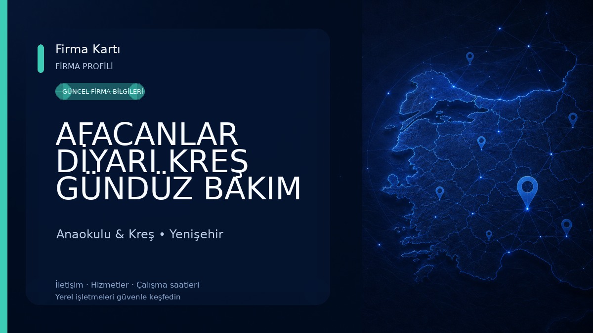 AFACANLAR DİYARI KREŞ GÜNDÜZ BAKIM EVİ