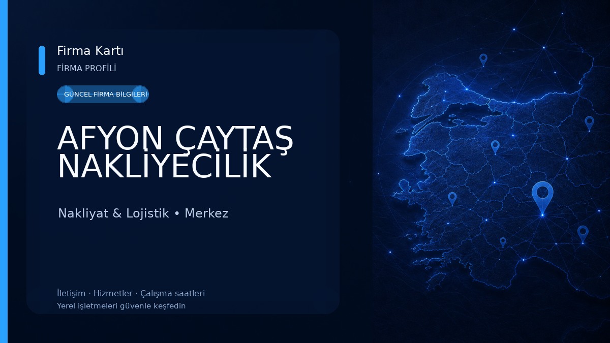AFYON ÇAYTAŞ NAKLİYECİLİK