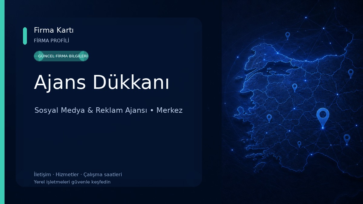 Ajans Dükkanı Sosyal Medya & Reklam Ajansı