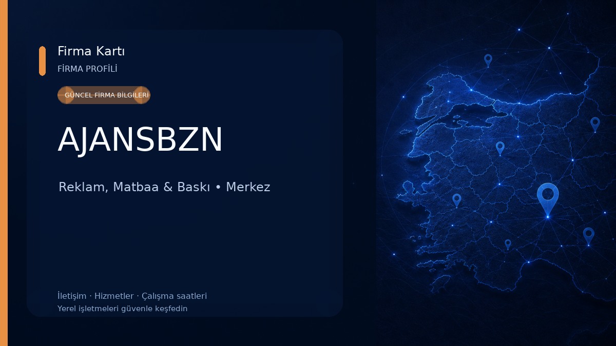 AJANSBZN Reklam, Matbaa & Baskı