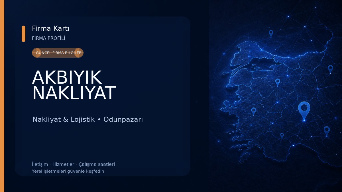 AKBIYIK NAKLIYAT Nakliyat & Lojistik