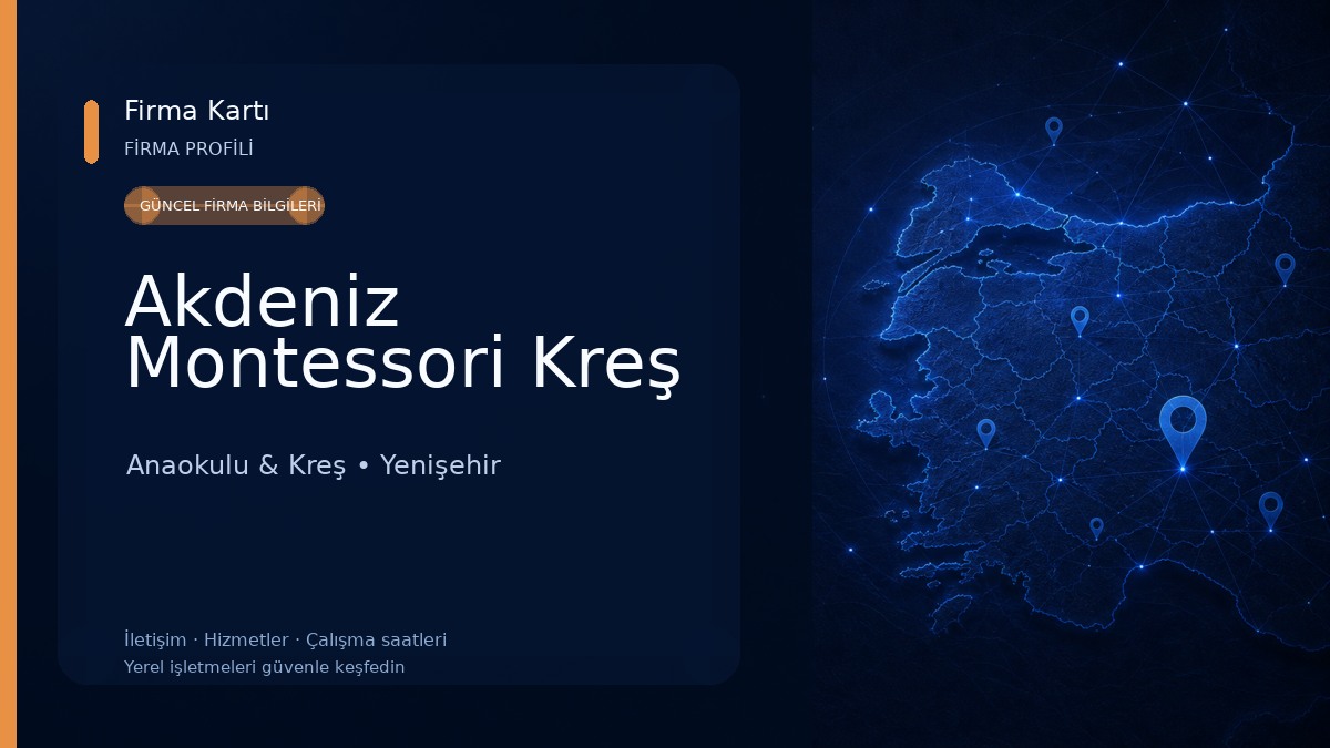 Akdeniz Montessori Kreş