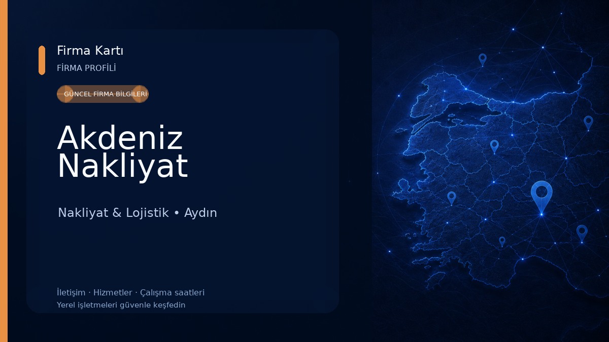 Akdeniz Nakliyat Nakliyat & Lojistik