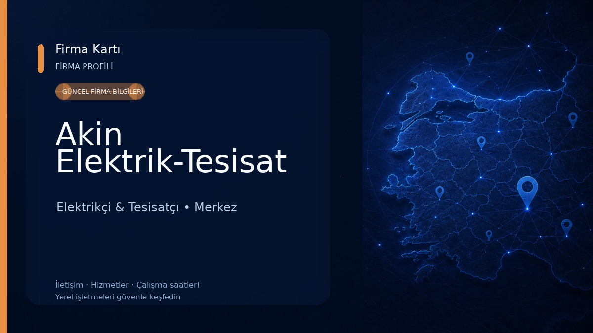 Akin Elektrik-Tesisat