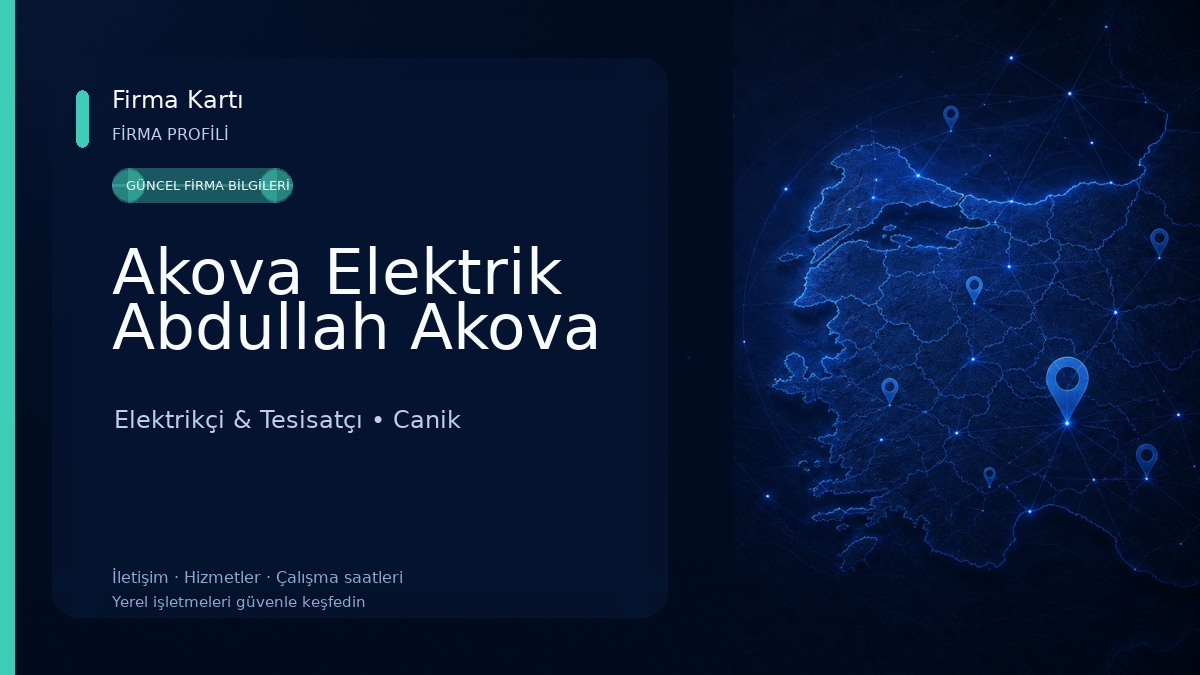 Akova Elektrik Abdullah Akova Elektrikçi & Tesisatçı