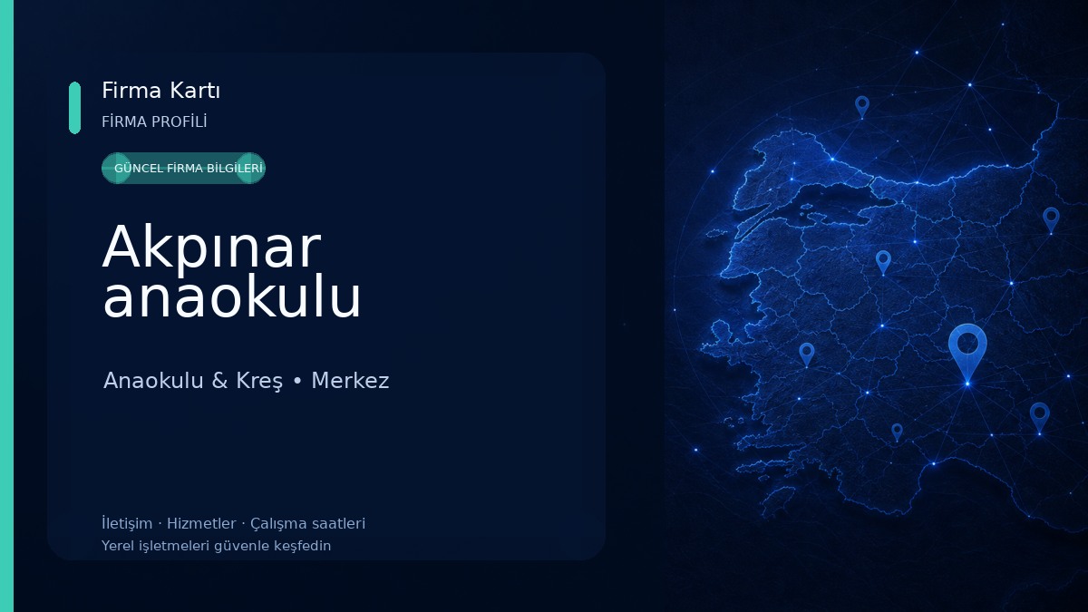 Akpınar anaokulu