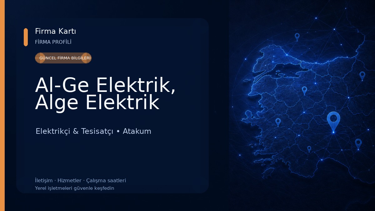 Al-Ge Elektrik, Alge Elektrik Elektrikçi & Tesisatçı