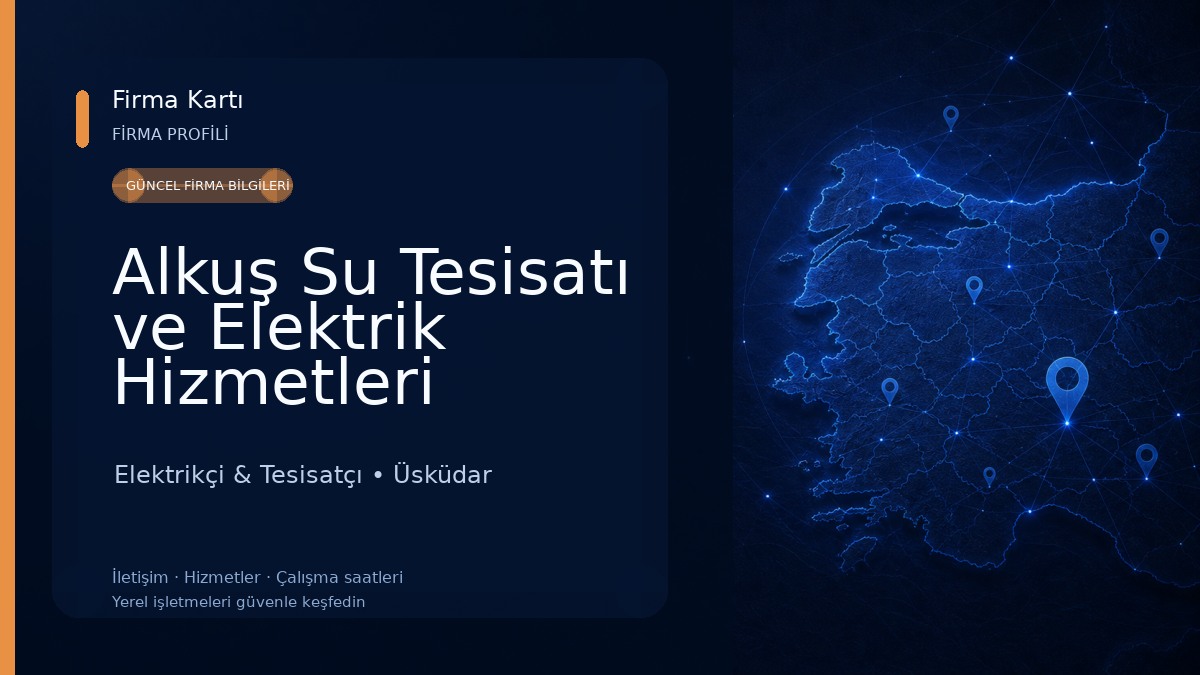 Alkuş Su Tesisatı ve Elektrik Hizmetleri Elektrikçi & Tesisatçı