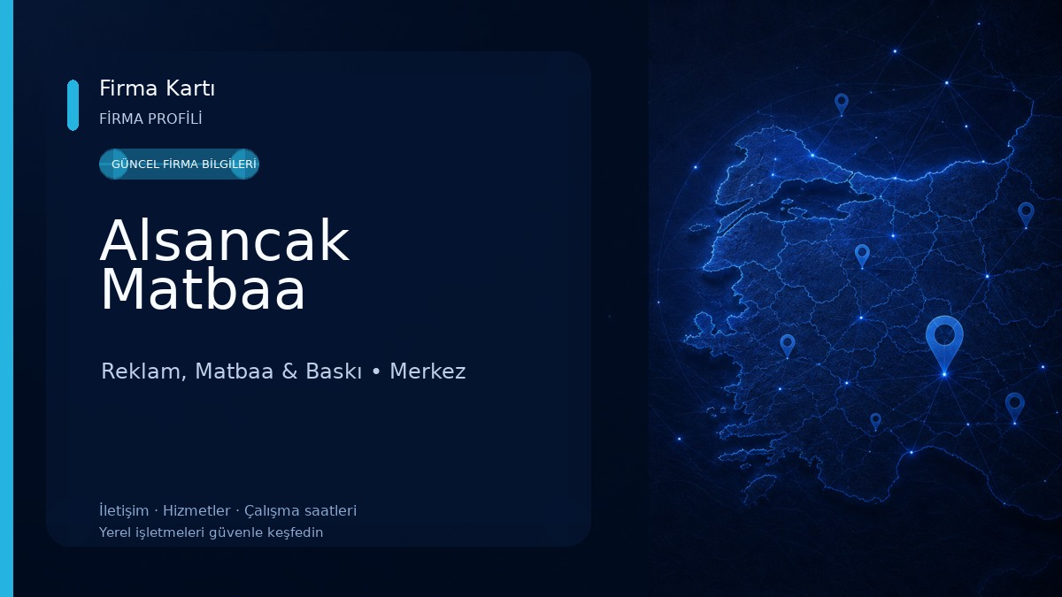 Alsancak Matbaa Reklam, Matbaa & Baskı
