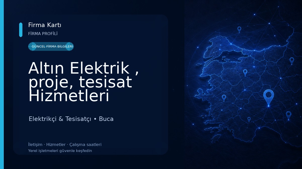 Altın Elektrik , proje, tesisat Hizmetleri Elektrikçi & Tesisatçı