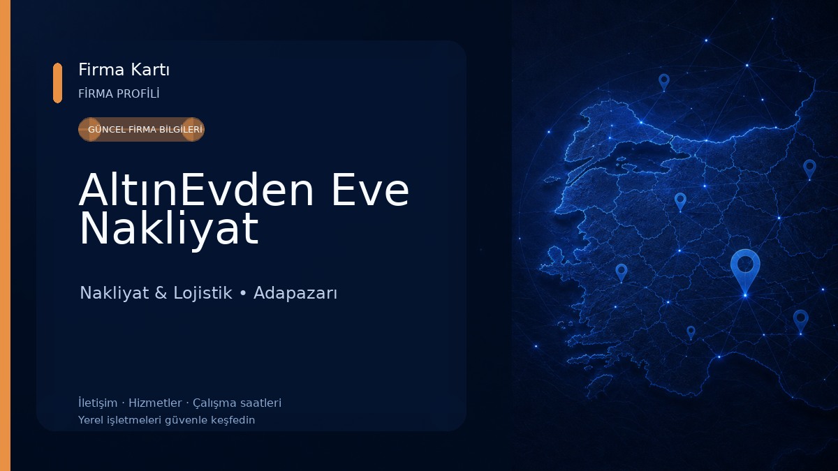 AltınEvden Eve Nakliyat Nakliyat & Lojistik