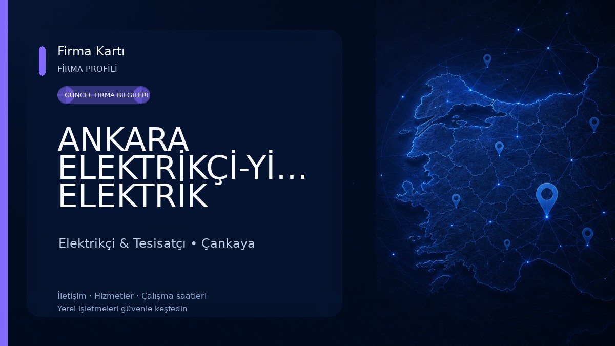 ANKARA ELEKTRİKÇİ-YİĞİT ELEKTRİK
