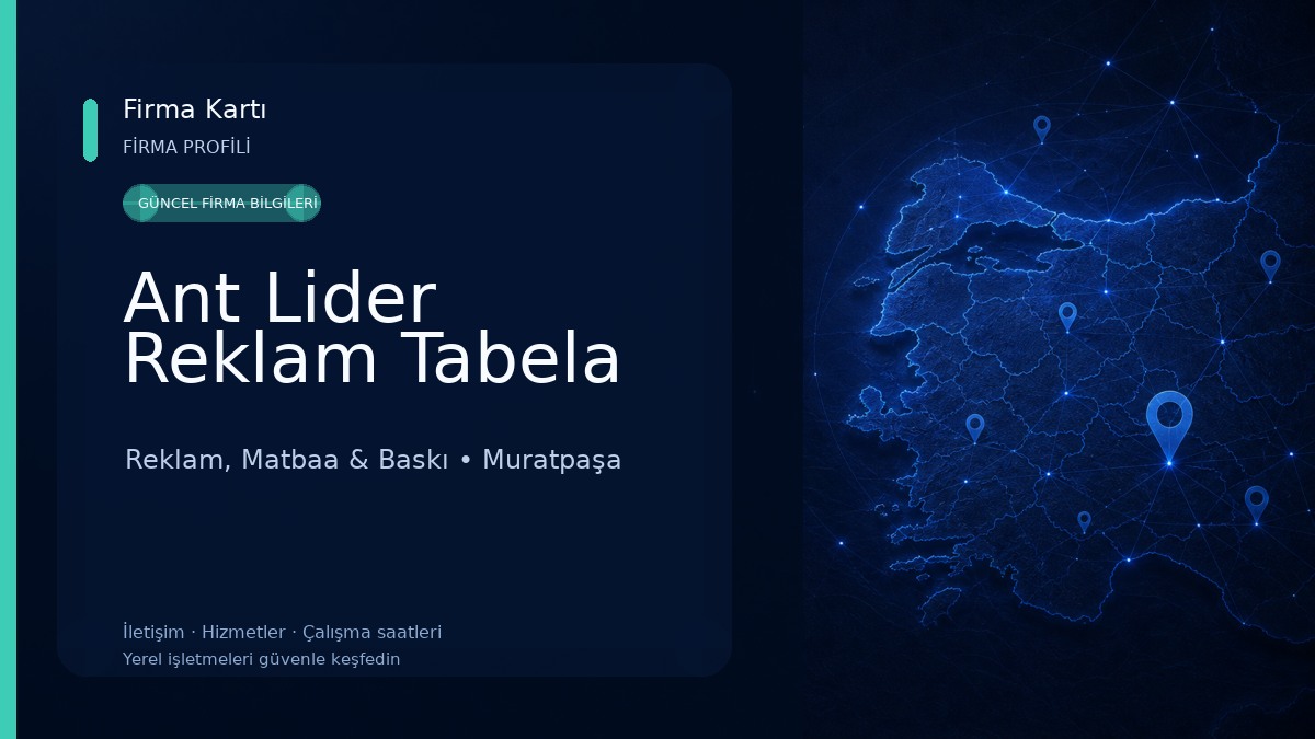 Ant Lider Reklam Tabela