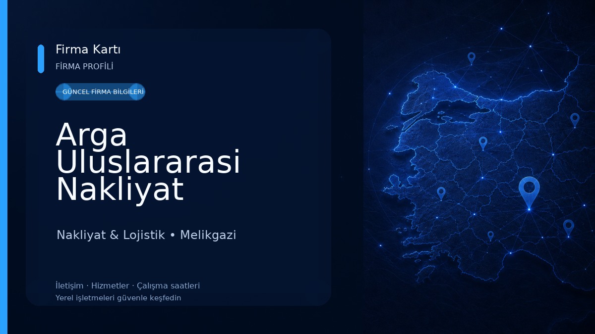 Arga Uluslararasi Nakliyat Nakliyat & Lojistik