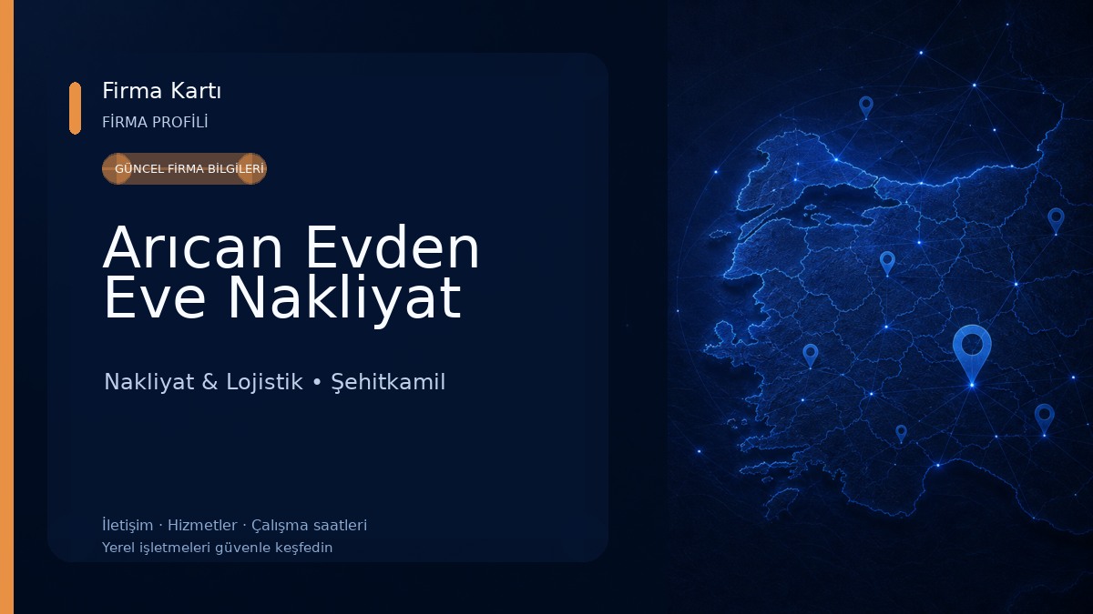 Arıcan Evden Eve Nakliyat Nakliyat & Lojistik