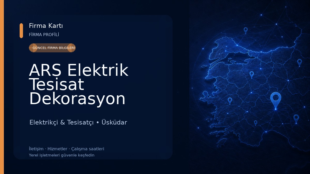 ARS Elektrik Tesisat Dekorasyon Elektrikçi & Tesisatçı