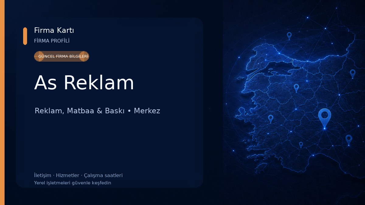 As Reklam Reklam, Matbaa & Baskı