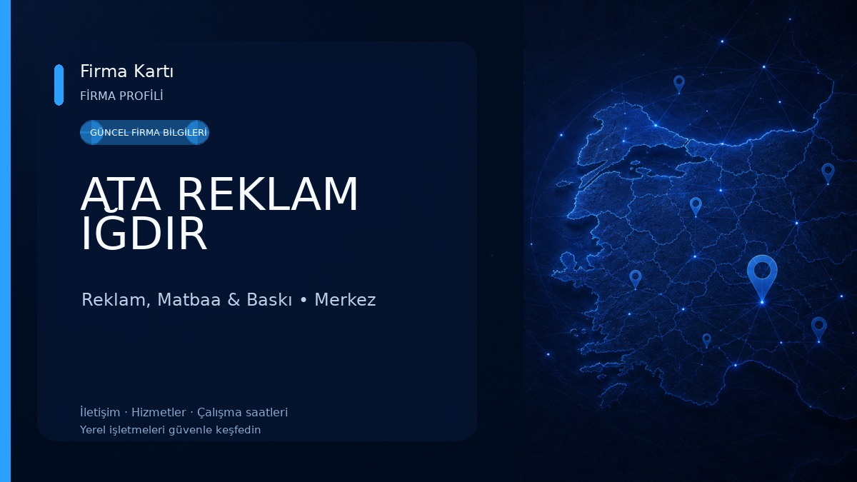 ATA REKLAM IĞDIR
