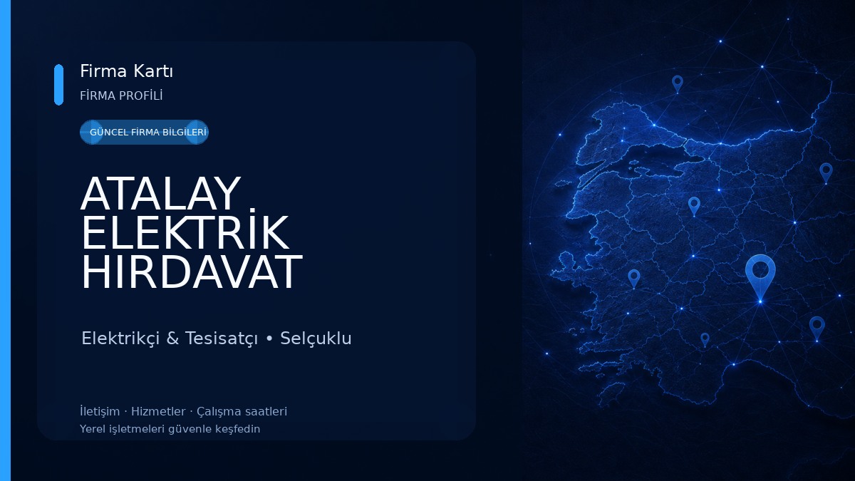 ATALAY ELEKTRİK HIRDAVAT Elektrikçi & Tesisatçı