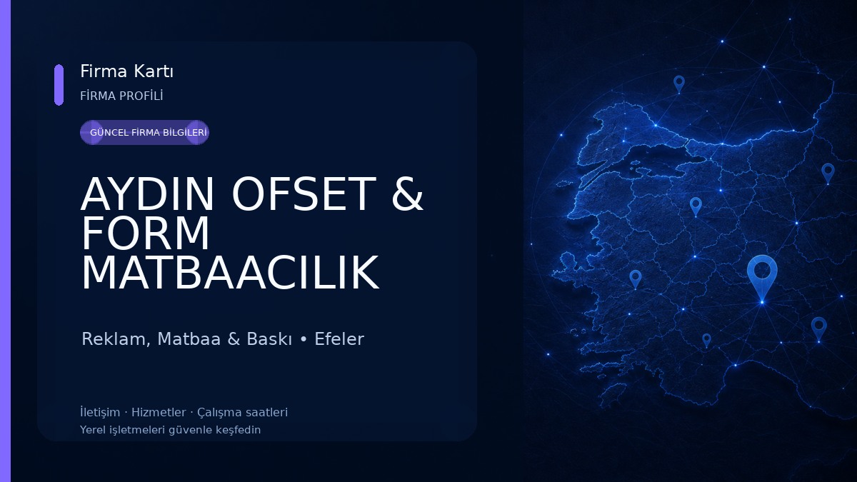 AYDIN OFSET & FORM MATBAACILIK