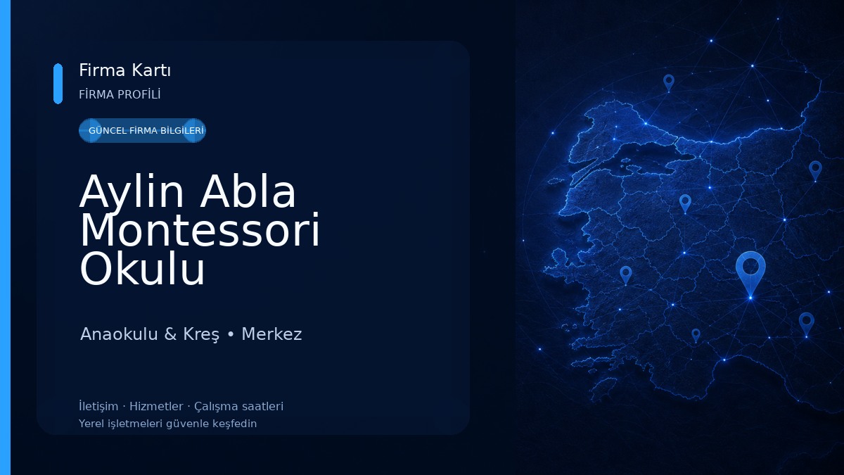 Aylin Abla Montessori Okulu