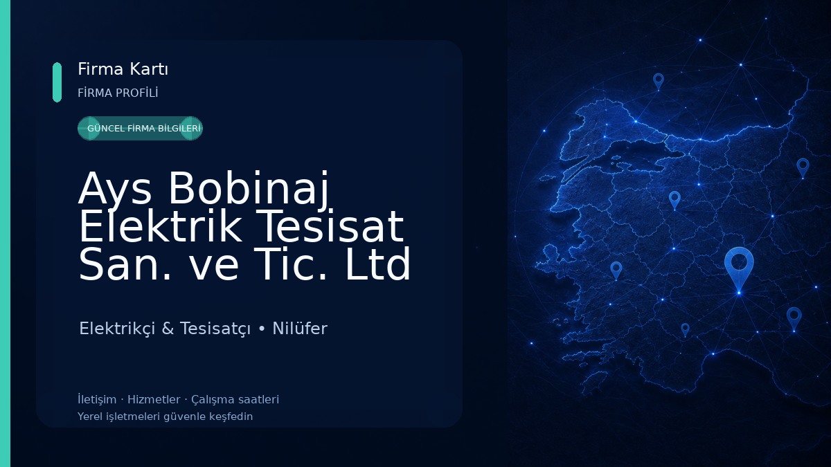 Ays Bobinaj Elektrik Tesisat San. ve Tic. Ltd .Şti.