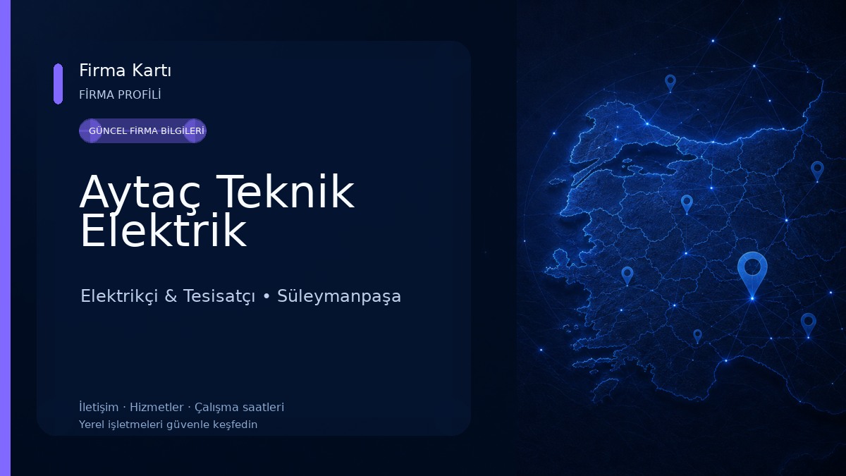 Aytaç Teknik Elektrik Elektrikçi & Tesisatçı