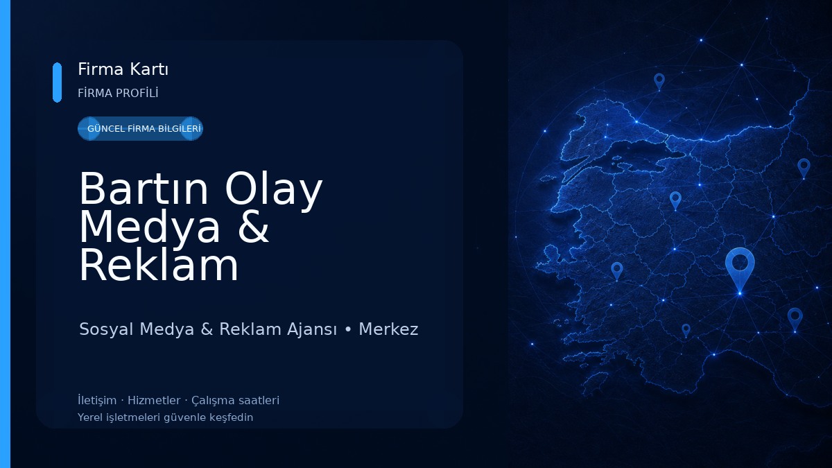 Bartın Olay Medya & Reklam Sosyal Medya & Reklam Ajansı