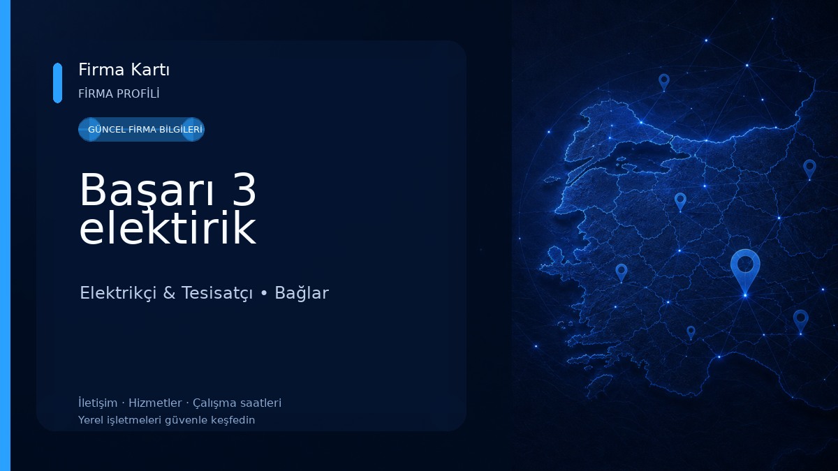 Başarı 3 elektirik Elektrikçi & Tesisatçı