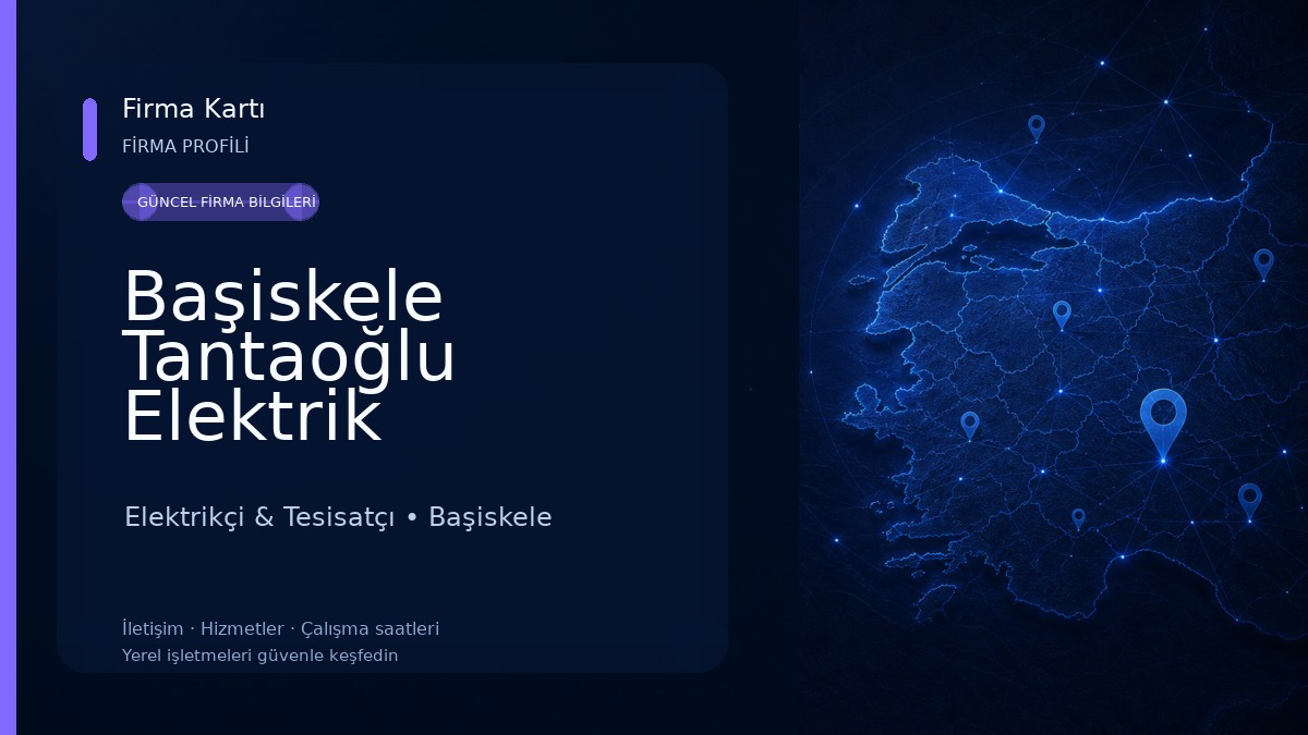 Başiskele Tantaoğlu Elektrik Elektrikçi & Tesisatçı