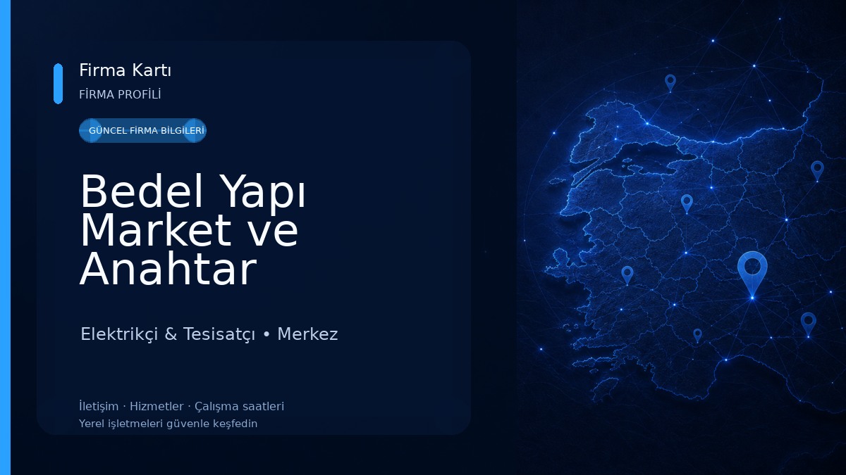 Bedel Yapı Market ve Anahtar Kopyalama Merkezi / Bina Güçlendirme (yıkım, kimyasal dübel epoksi ve frp)