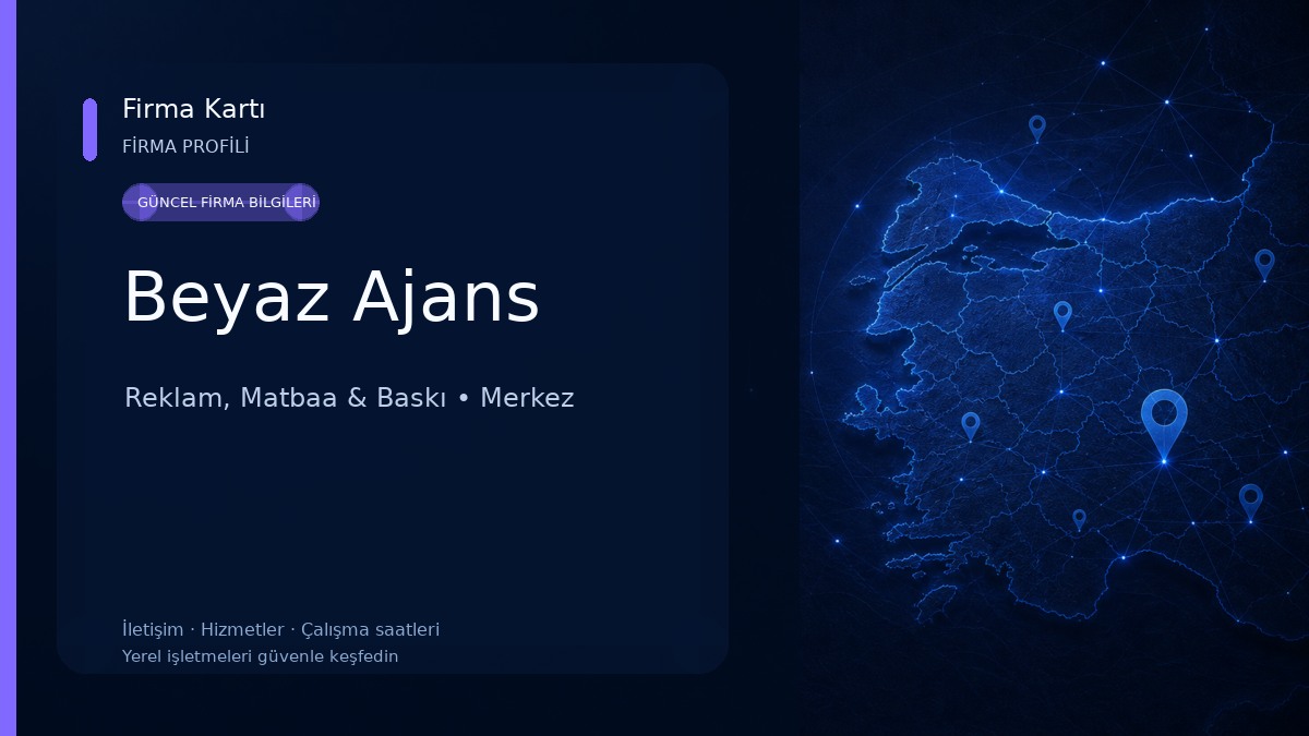 Beyaz Ajans Reklam, Matbaa & Baskı