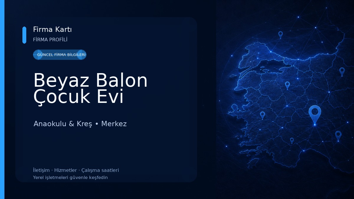Beyaz Balon Çocuk Evi