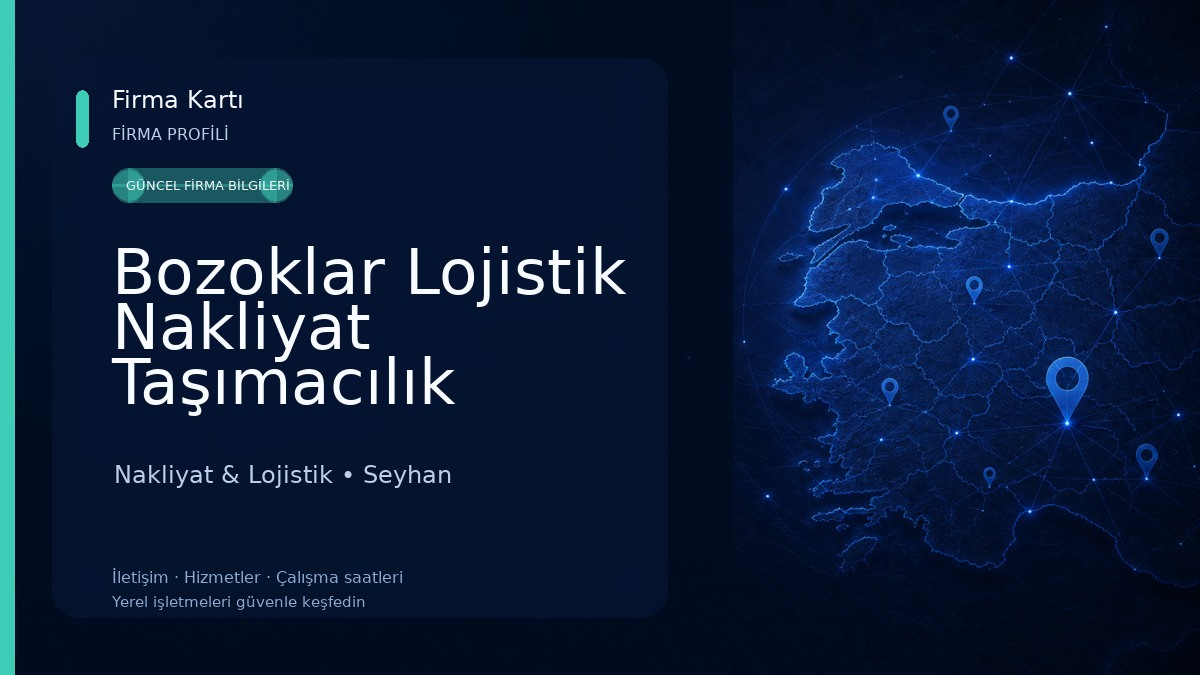Bozoklar Lojistik Nakliyat Taşımacılık Otomotiv Tic. Ltd. Şti. Nakliyat & Lojistik