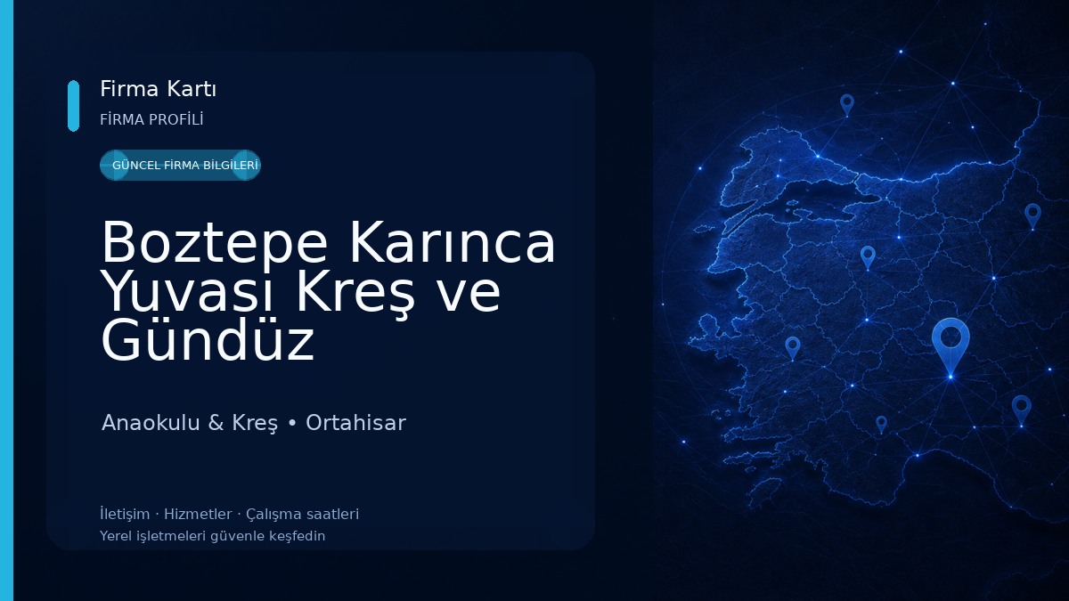 Boztepe Karınca Yuvası Kreş ve Gündüz Bakımevi