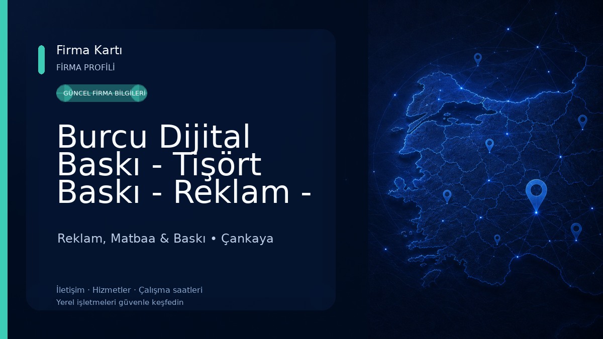 Burcu Dijital Baskı - Tişört Baskı - Reklam - Matbaa