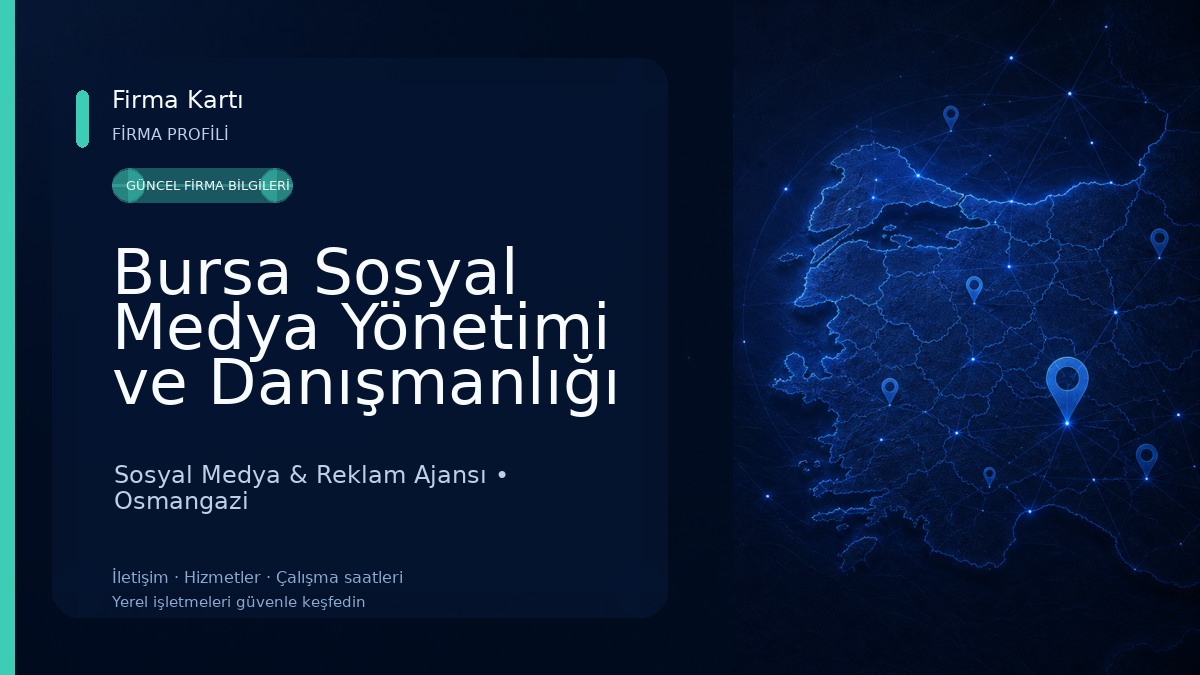 Bursa Sosyal Medya Yönetimi ve Danışmanlığı
