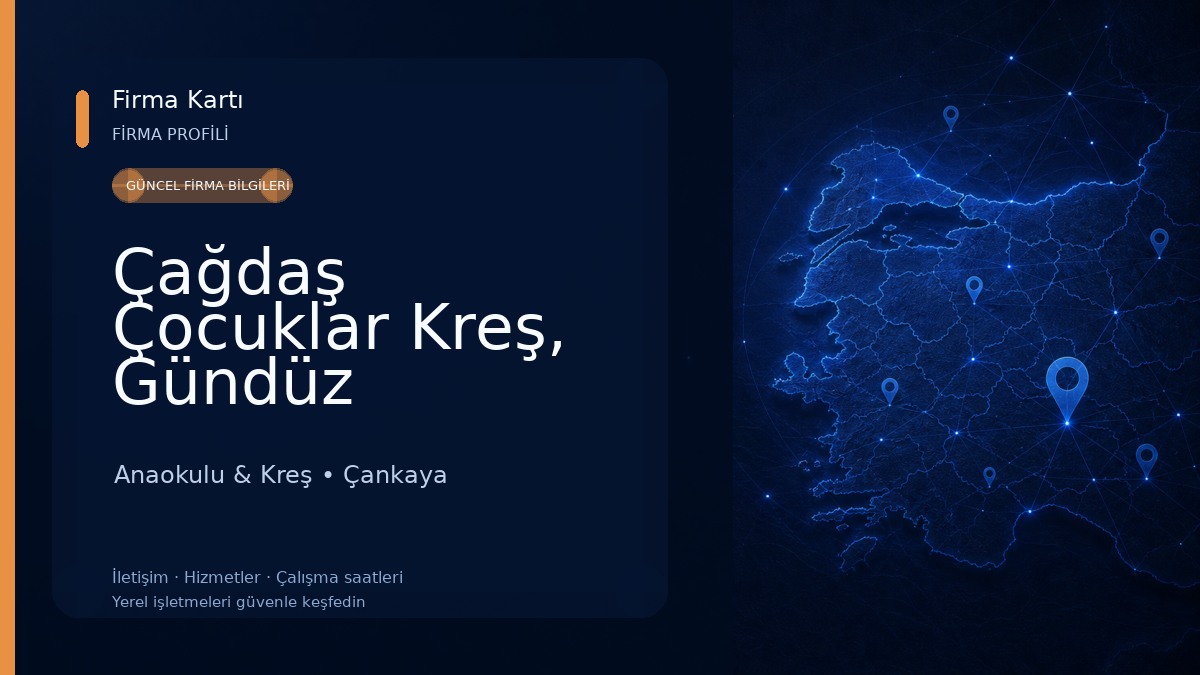 Çağdaş Çocuklar Kreş, Gündüz Bakımevi ve Anaokulu Anaokulu & Kreş