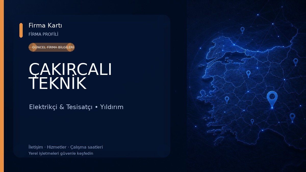 ÇAKIRCALI TEKNİK Elektrikçi & Tesisatçı