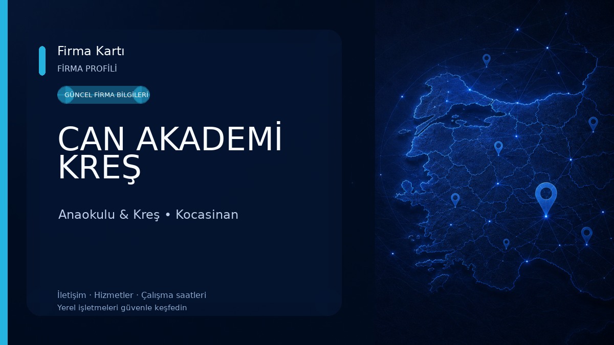 CAN AKADEMİ KREŞ