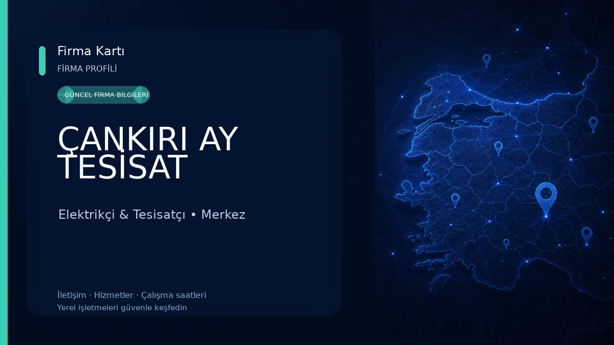 ÇANKIRI AY TESİSAT Elektrikçi & Tesisatçı