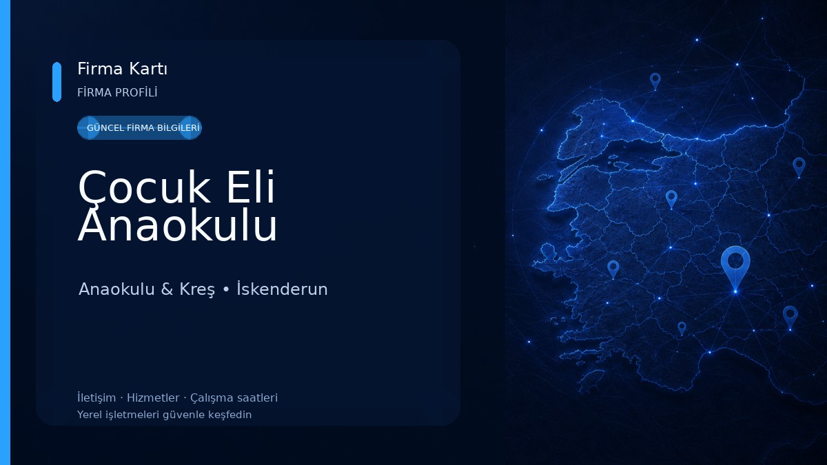Çocuk Eli Anaokulu Anaokulu & Kreş