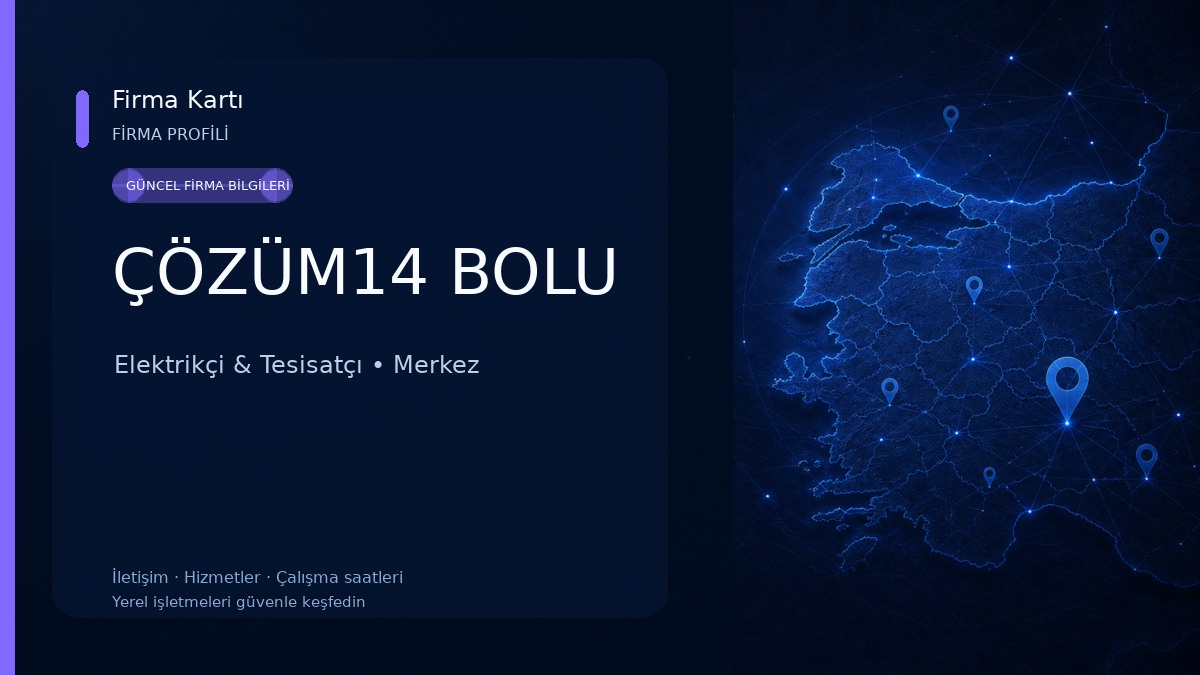 ÇÖZÜM14 BOLU