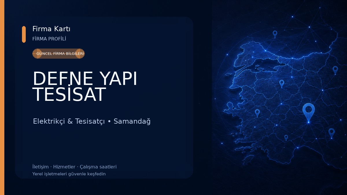 DEFNE YAPI TESİSAT Elektrikçi & Tesisatçı